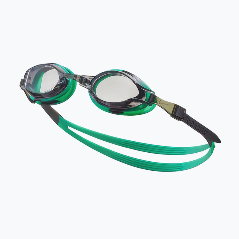 Nike Chrome Junior green shock children's swimming goggles 6