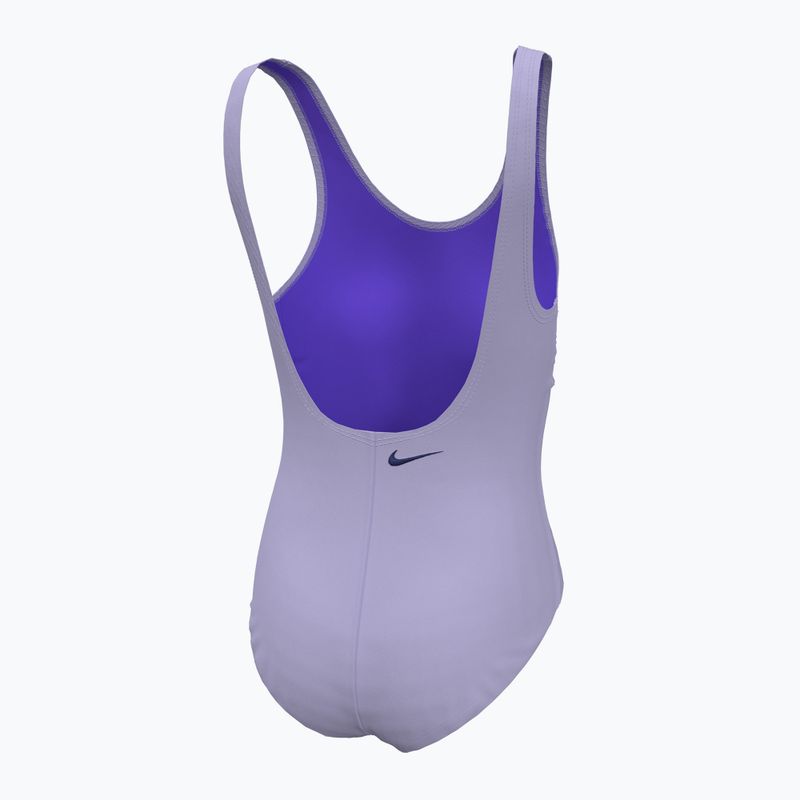 Nike Multi Logo U-Back lilac bloom children's one-piece swimsuit 6