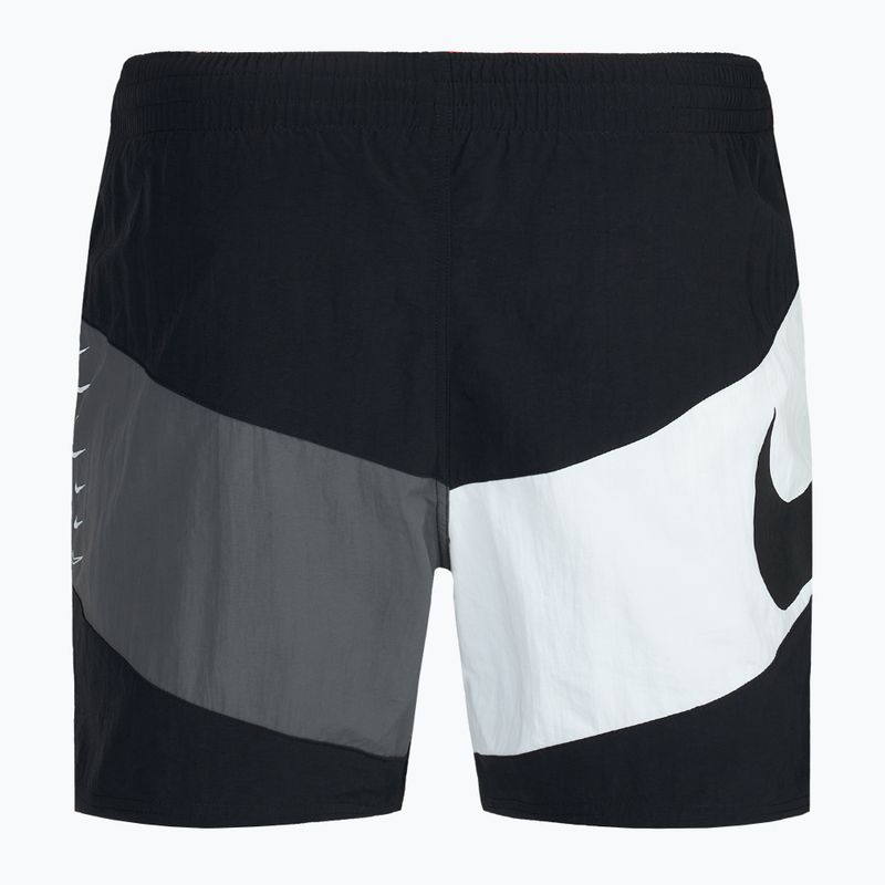 Men's Nike Multi Logo Vortex 5" Volley swim shorts black 2