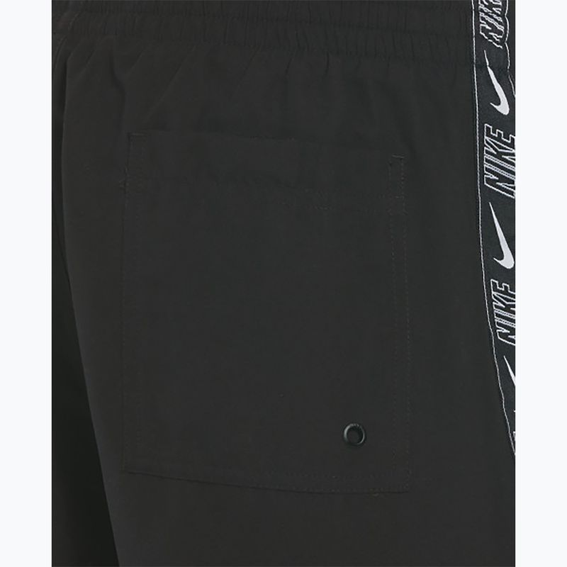 Men's Nike Logo Tape 5" Volley swim shorts black 10