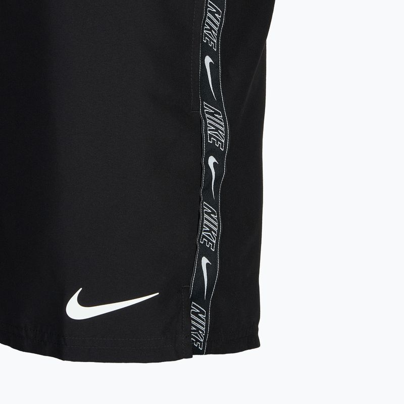 Men's Nike Logo Tape 5" Volley swim shorts black 3