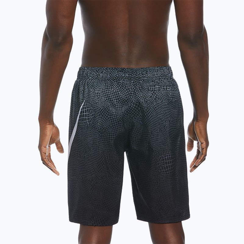 Men's Nike Grid Swoosh Breaker 9" Volley swim shorts black 6