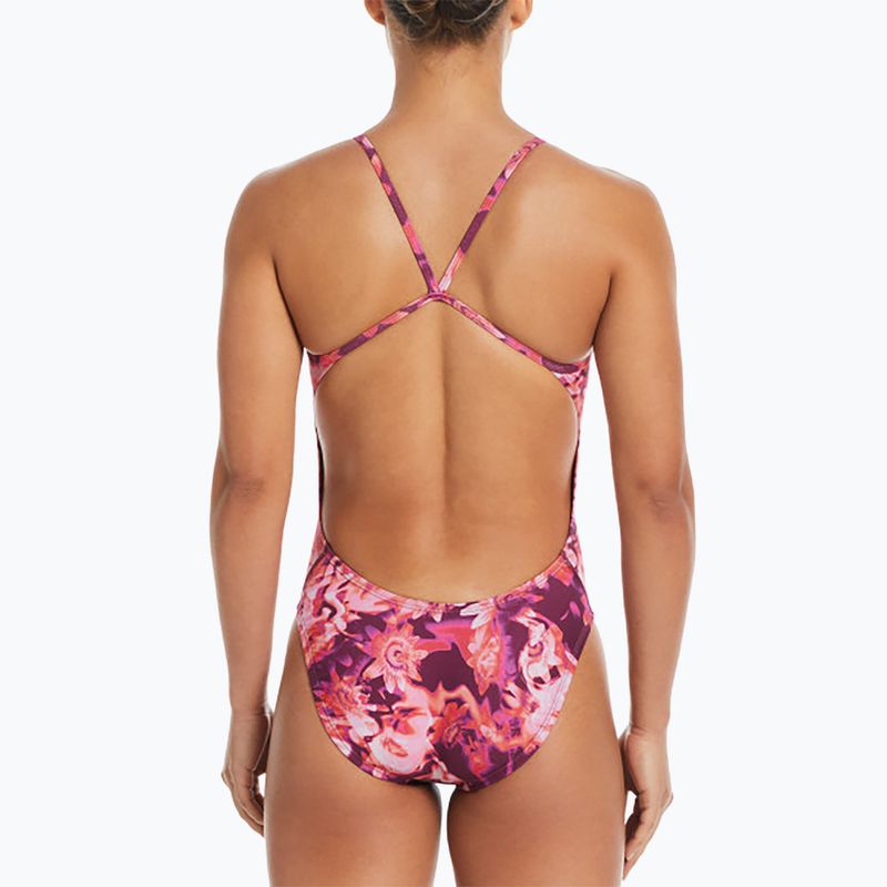 Nike Hydrastrong Cutout pink foam women's one-piece swimsuit 5