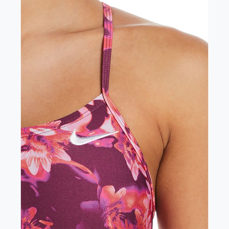 Nike Hydrastrong Cutout pink foam women's one-piece swimsuit 6