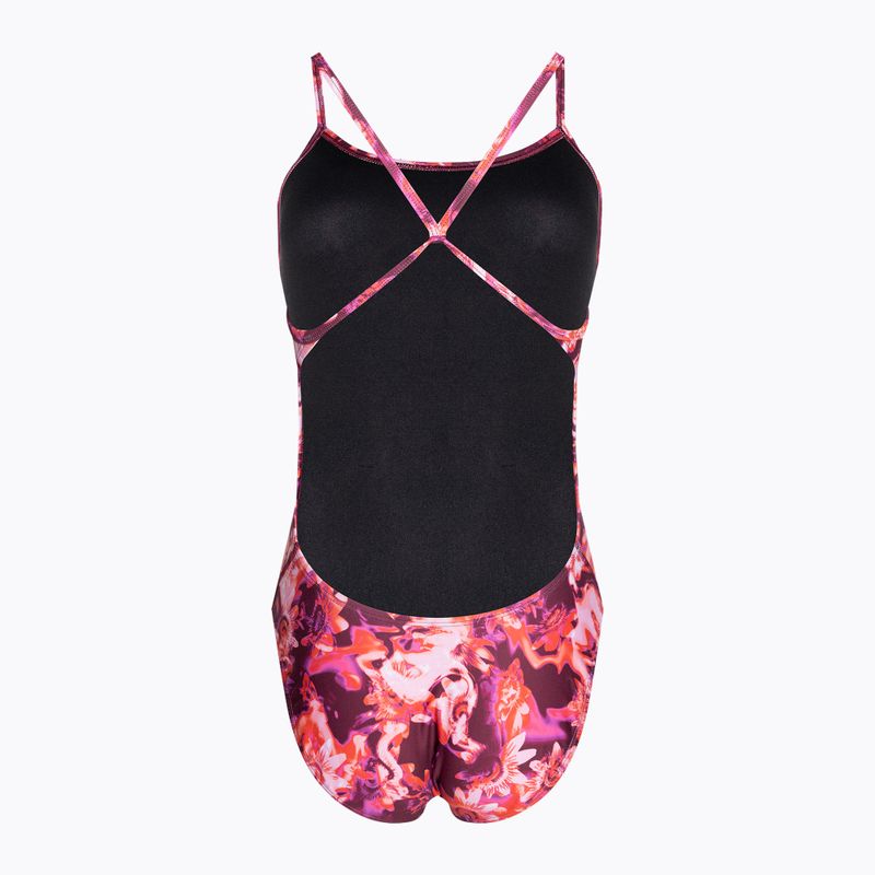 Nike Hydrastrong Cutout pink foam women's one-piece swimsuit 2