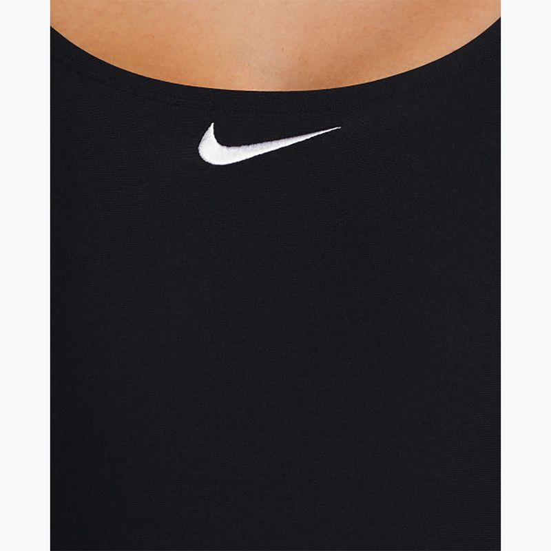 Women's one-piece swimsuit Nike Hydrastrong Adjustable Crossback black 9