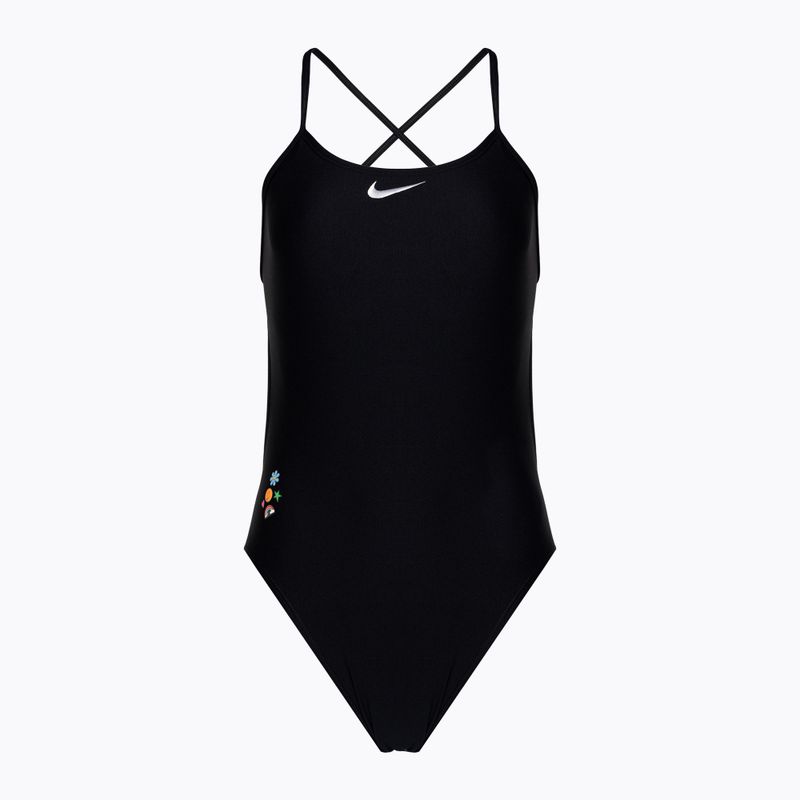 Women's one-piece swimsuit Nike Hydrastrong Adjustable Crossback black