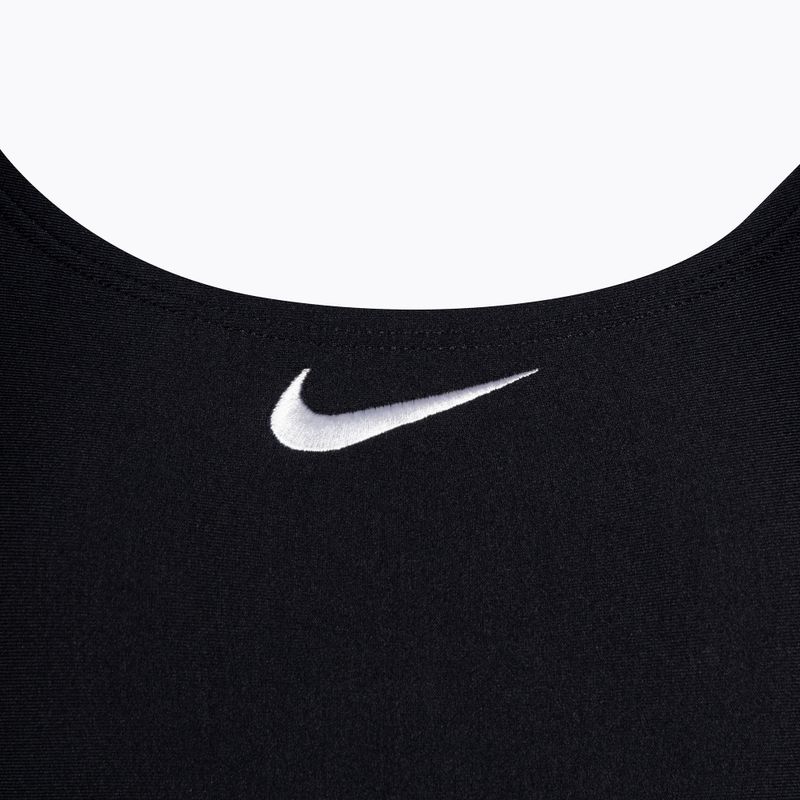 Women's one-piece swimsuit Nike Hydrastrong Adjustable Crossback black 3
