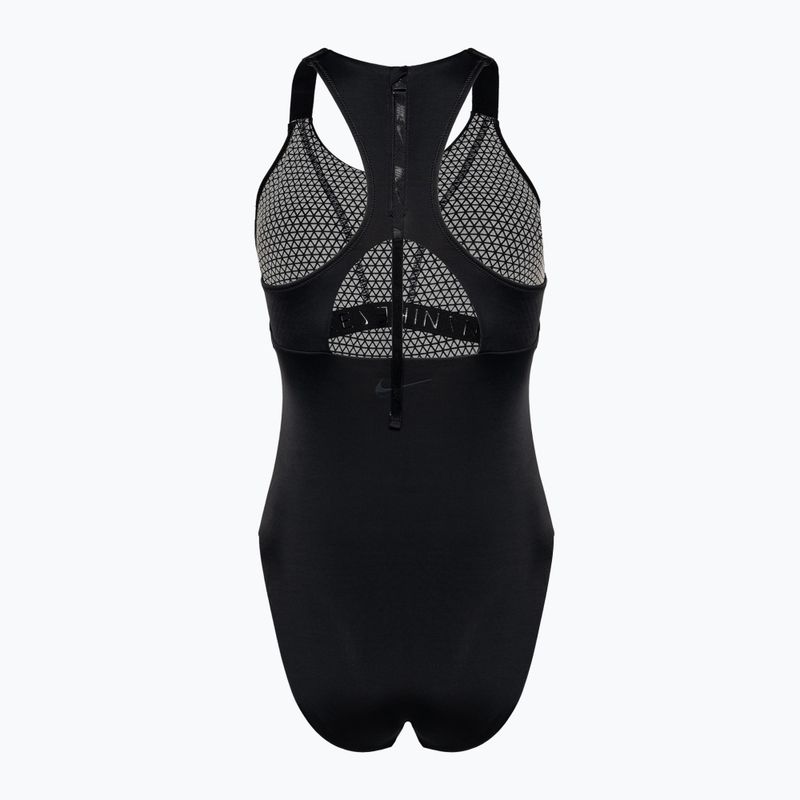 Women's one-piece swimsuit Nike Hydralock Fusion Inclusive black 2