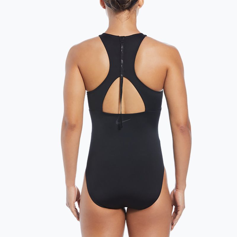 Women's one-piece swimsuit Nike Hydralock Fusion Inclusive black 7