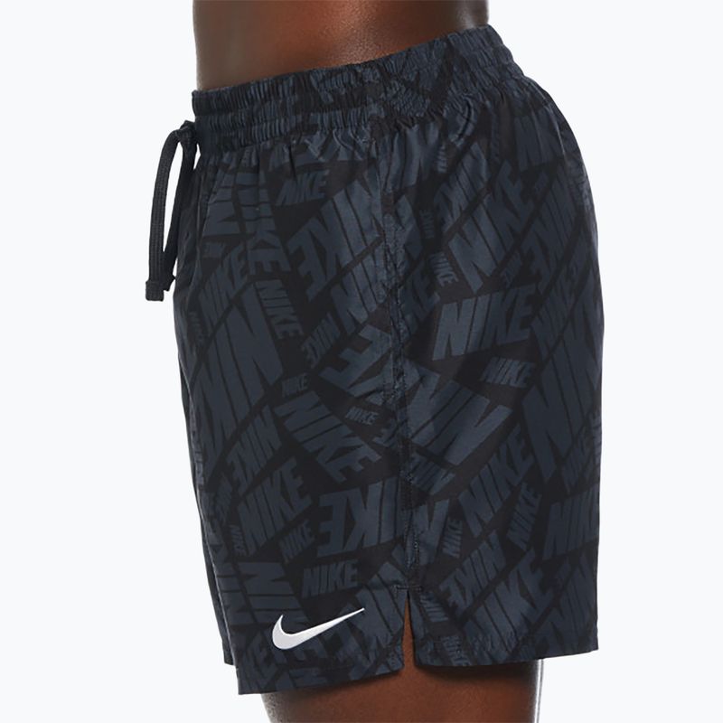 Men's Nike Tossed 5" Volley swim shorts black 4