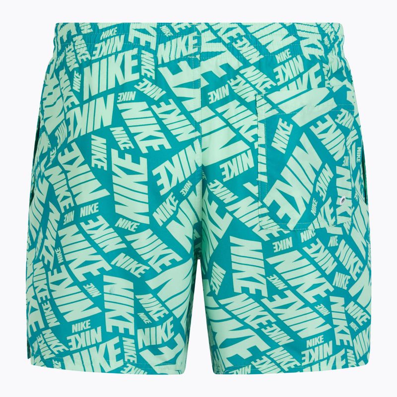 Men's Nike Tossed 5" Volley swim shorts vapor green 2