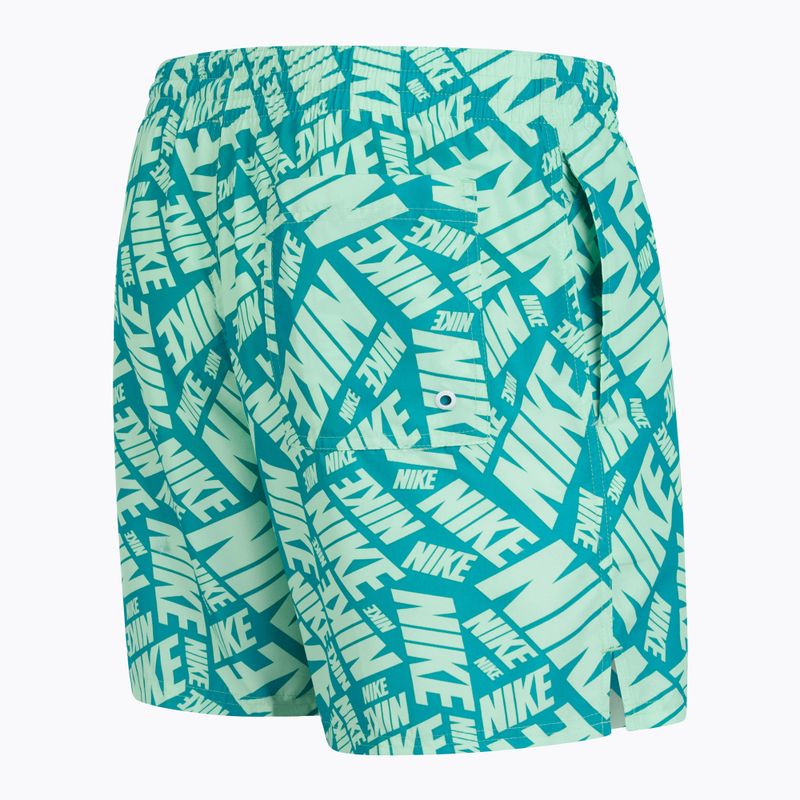 Men's Nike Tossed 5" Volley swim shorts vapor green 3