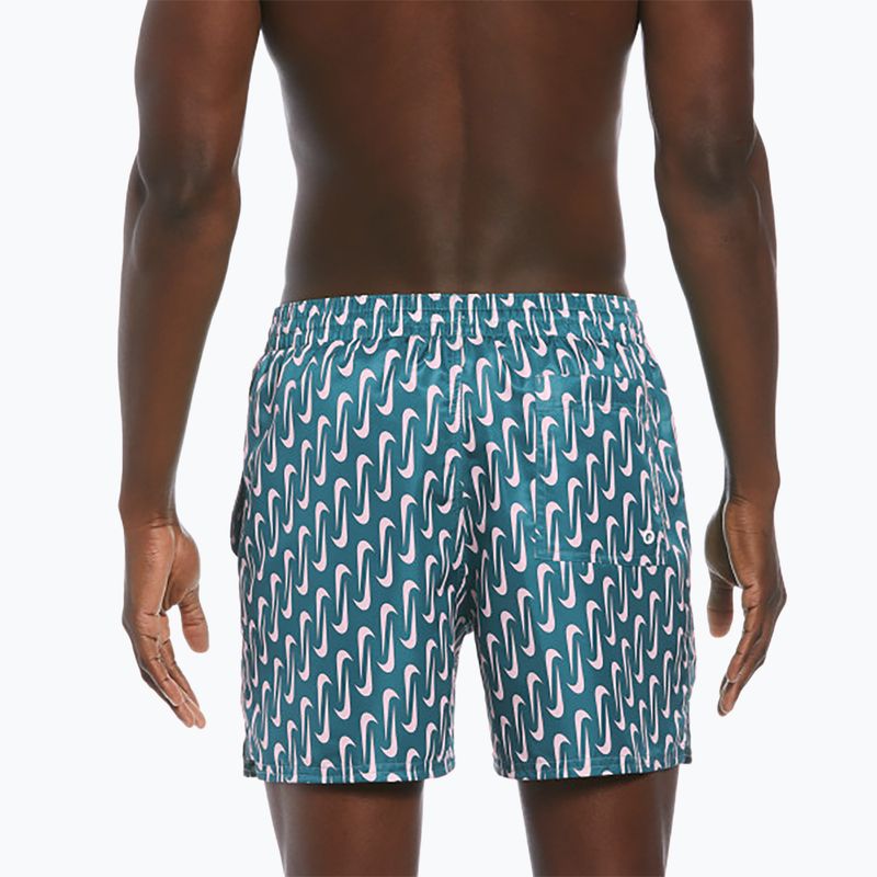 Men's Nike Swoosh Link 5" Volley dusty cactus swim shorts 2