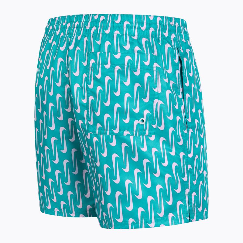 Men's Nike Swoosh Link 5" Volley dusty cactus swim shorts 3