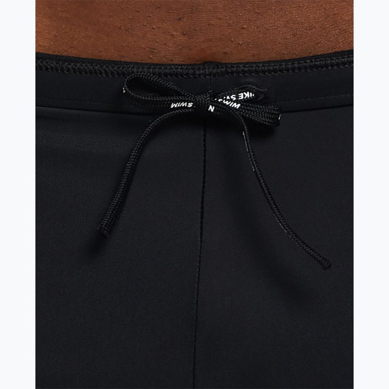 Men's Nike Tossed Swoosh Square Leg swim boxers black 5