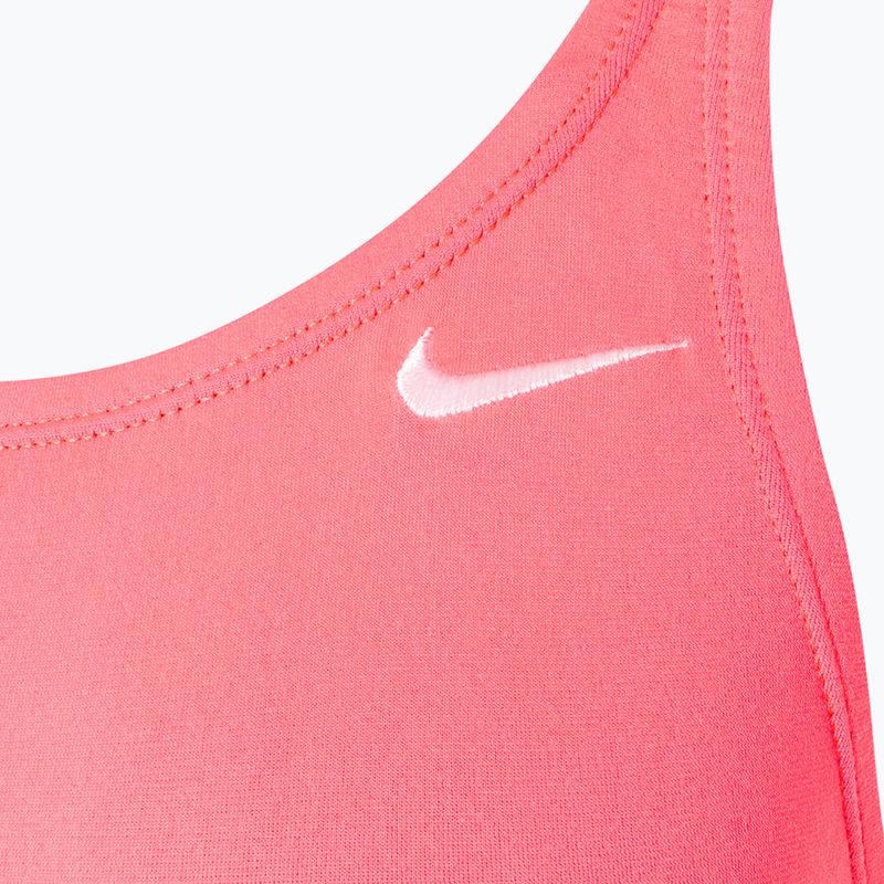 Women's one-piece swimsuit Nike Hydrastrong Solid Fastback hot punch 3