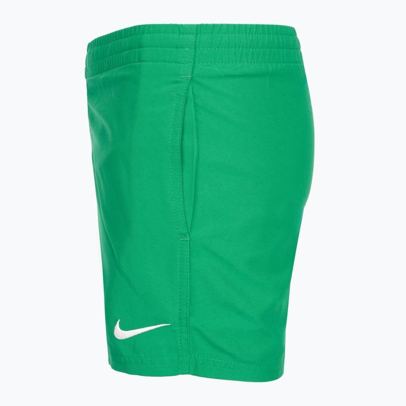 Nike Essential 4" Volley stadium green children's swim shorts 3
