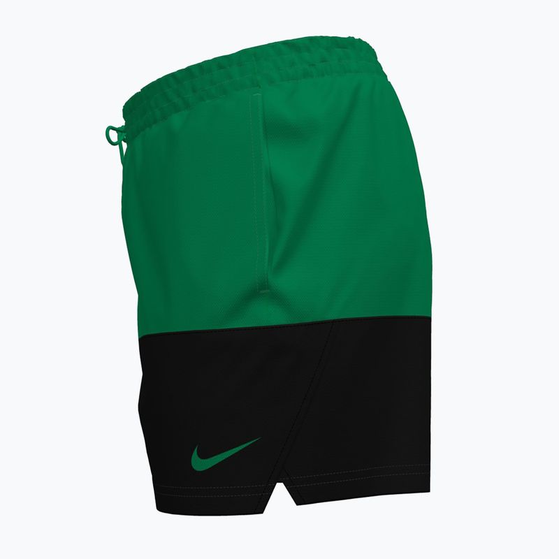 Men's Nike Split 5" Volley stadium green swim shorts 3