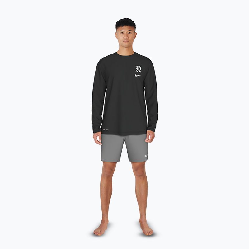 Men's Nike Luxe Letter Hydroguard Longsleeve black 2