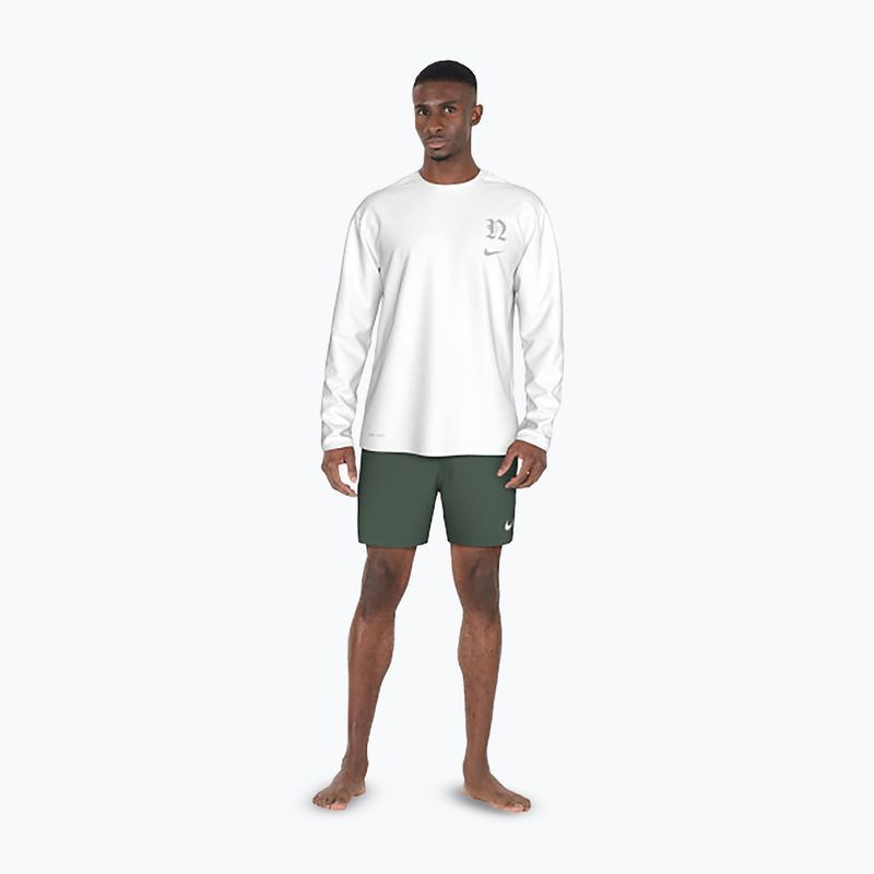 Men's Nike Luxe Letter Hydroguard Longsleeve white 2