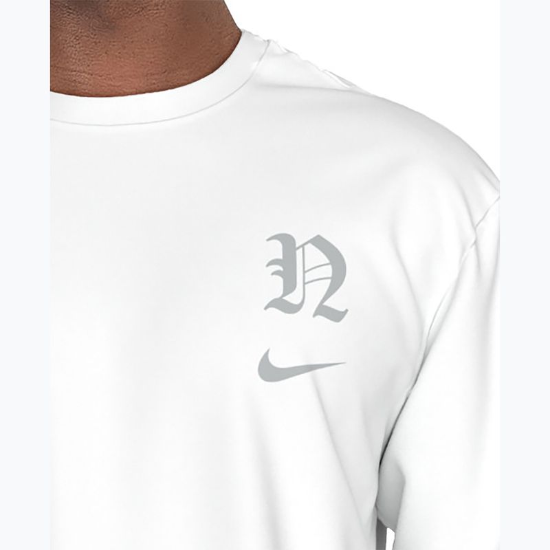 Men's Nike Luxe Letter Hydroguard Longsleeve white 5