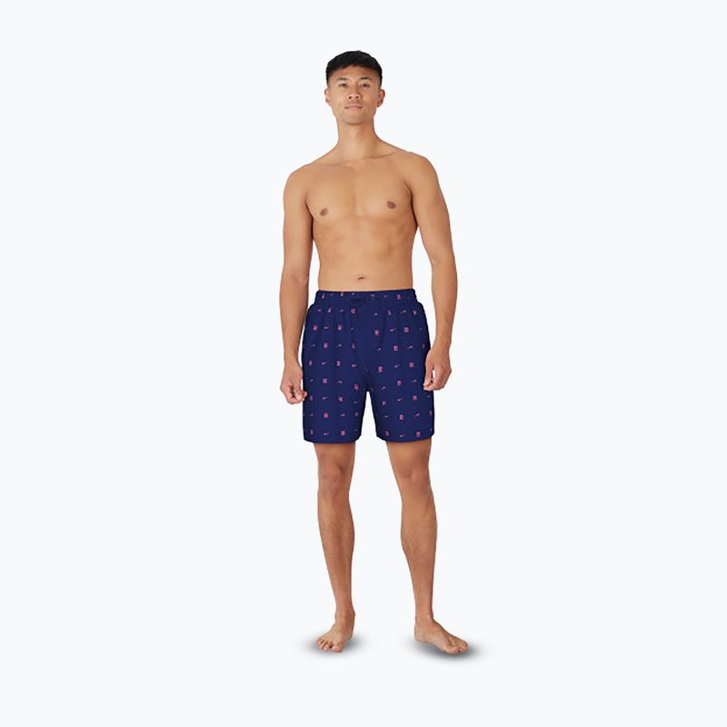 Men's Nike Luxe Letter 7" Volley swim shorts midnight navy 2