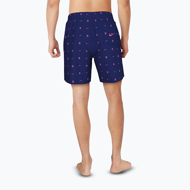 Men's Nike Luxe Letter 7" Volley swim shorts midnight navy 3