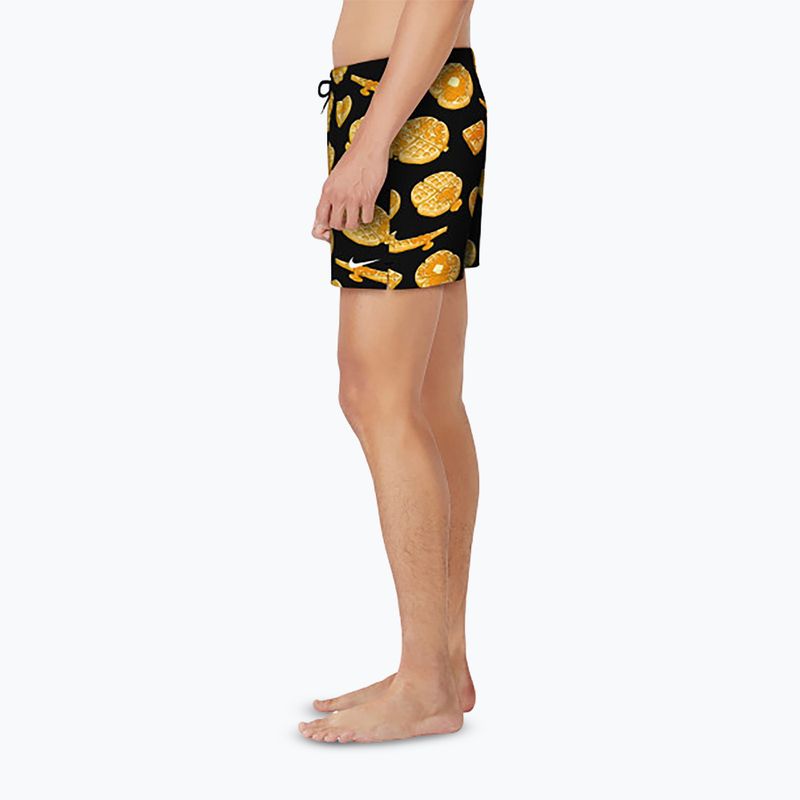 Men's Nike Multi Print 5" Volley swim shorts black 4