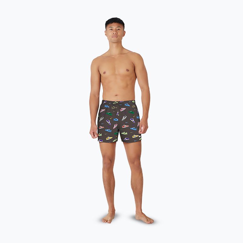 Men's Nike Multi Print 5" Volley swim shorts baroque brown 2