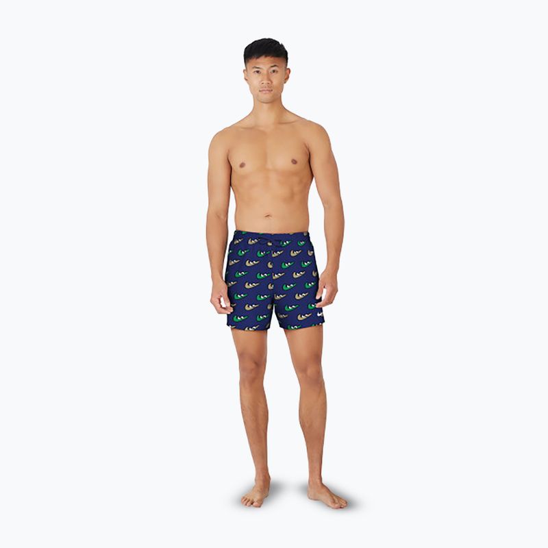 Men's Nike Multi Print 5" Volley swim shorts midnight navy 2