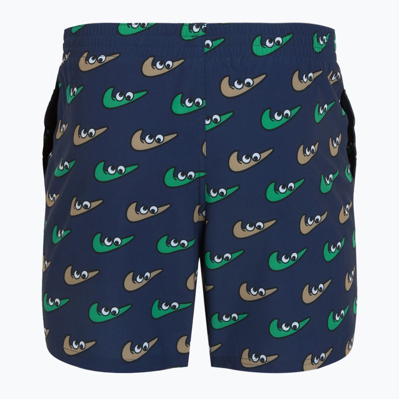 Men's Nike Multi Print 5" Volley swim shorts midnight navy 2