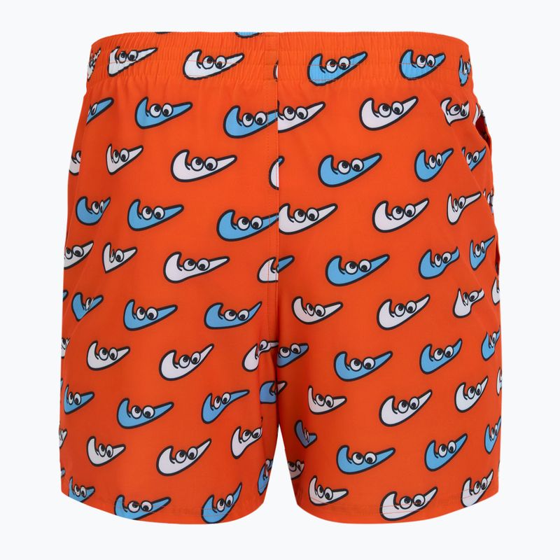 Men's Nike Multi Print 5" Volley swim shorts orange blaze 2