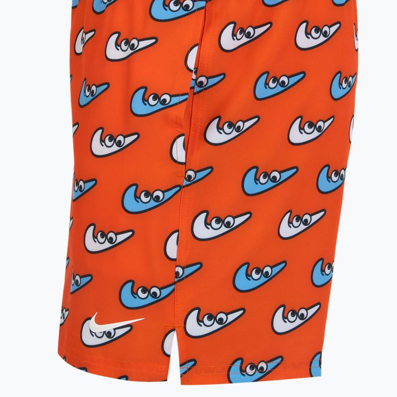 Men's Nike Multi Print 5" Volley swim shorts orange blaze 3