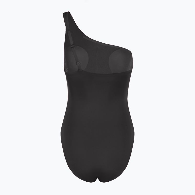 Women's one-piece swimsuit Nike Essential Asymmetrical black 2