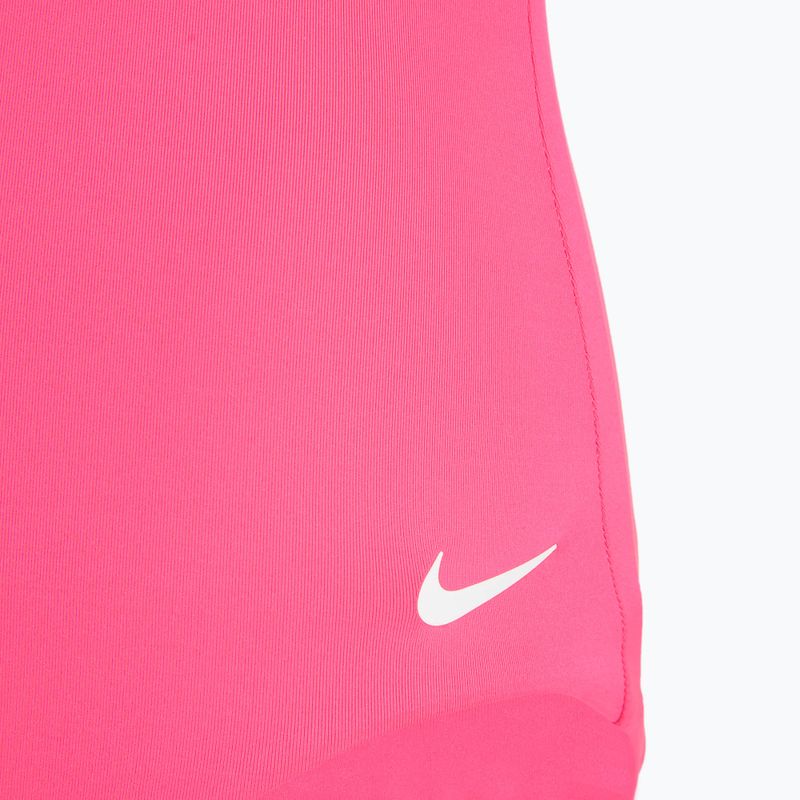 Women's one-piece swimsuit Nike Essential Asymmetrical hyper pink 3