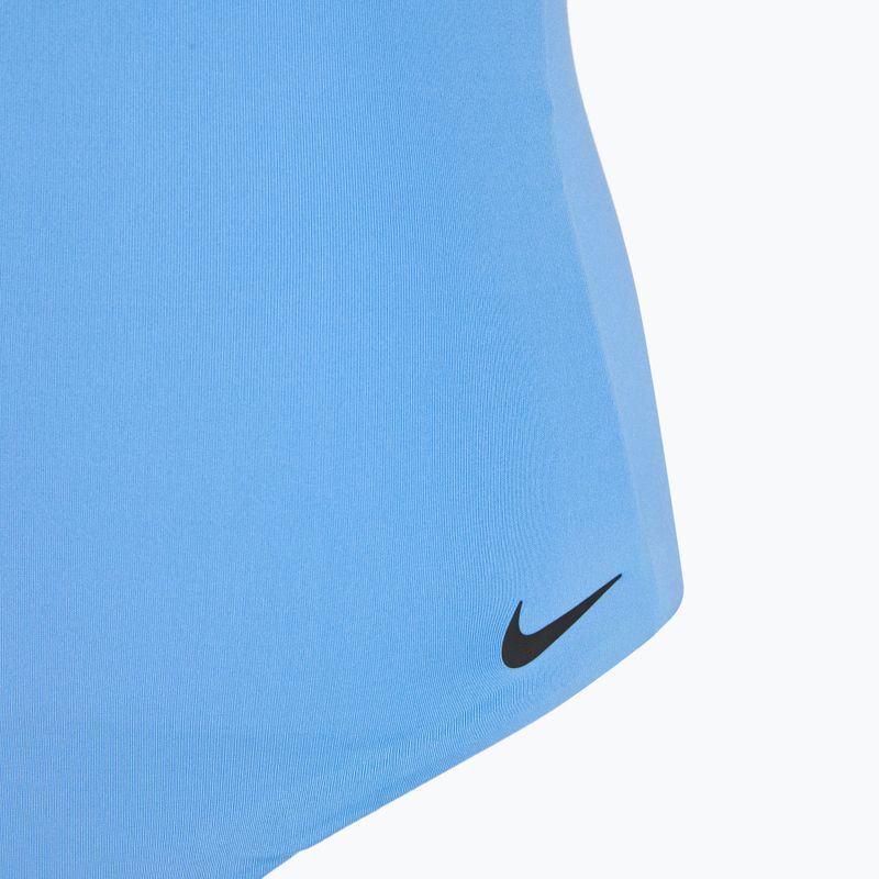 Women's one-piece swimsuit Nike Essential V-Neck university blue 3