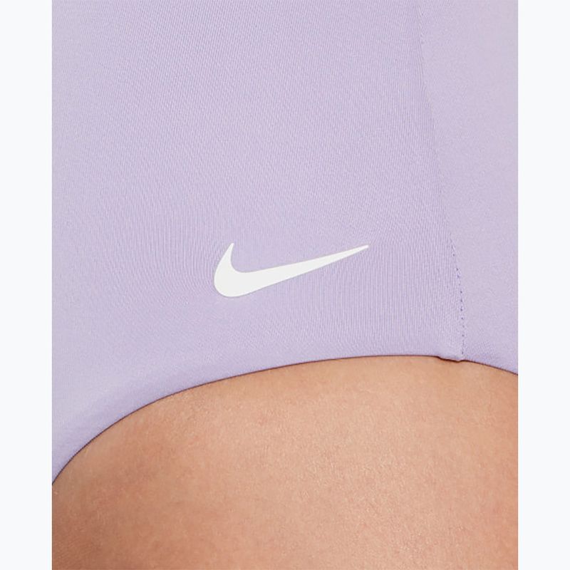 Women's one-piece swimsuit Nike Essential V-Neck hydrangeas 4