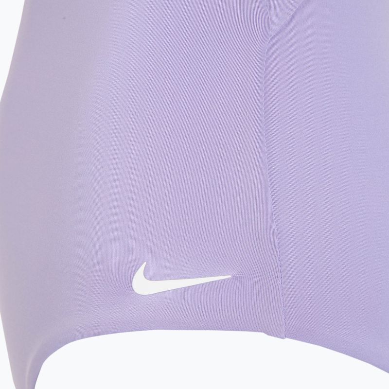 Women's one-piece swimsuit Nike Essential V-Neck hydrangeas 3