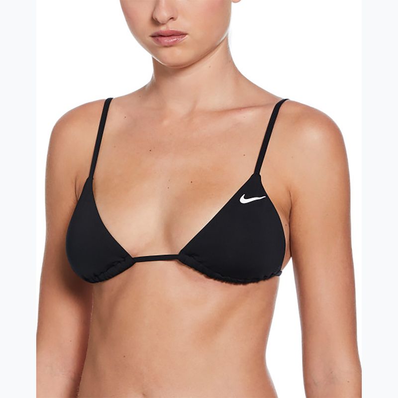 Nike Essential Triangle Bikini Swimsuit Top black