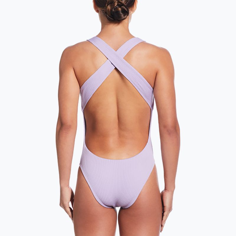 Nike Elevated Essential Crossback hydrangeas women's one-piece swimsuit 3