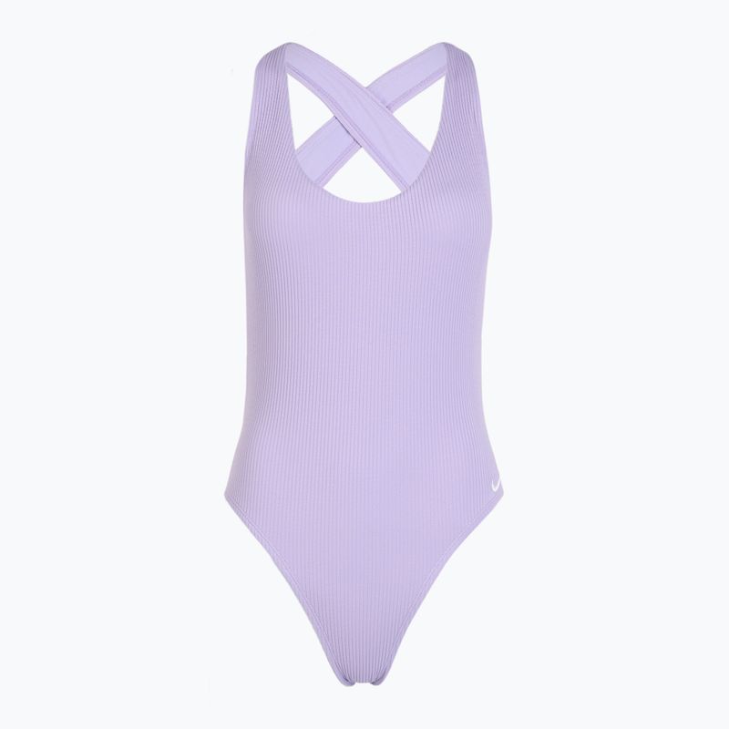 Nike Elevated Essential Crossback hydrangeas women's one-piece swimsuit