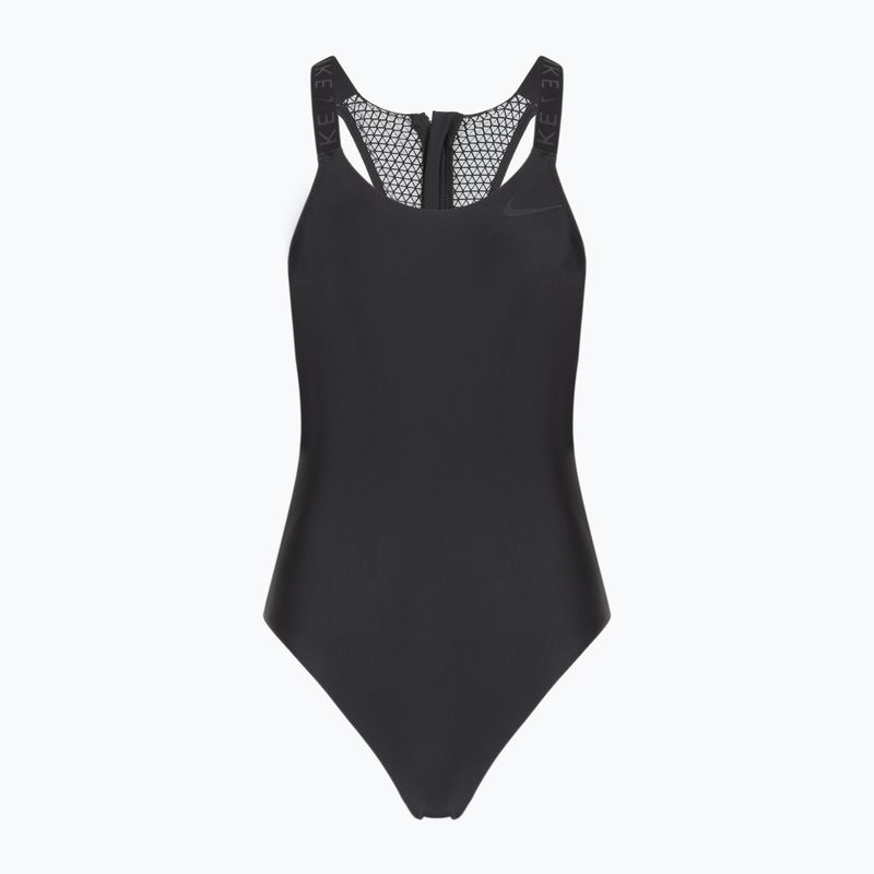 Women's one-piece swimsuit Nike Hydralock Fusion Racerback black