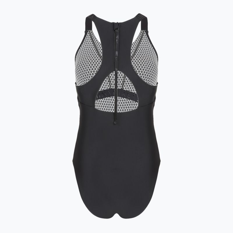 Women's one-piece swimsuit Nike Hydralock Fusion Racerback black 2