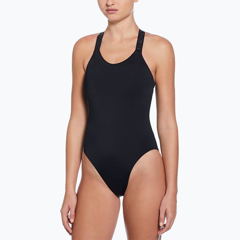 Women's one-piece swimsuit Nike Hydralock Fusion Racerback black