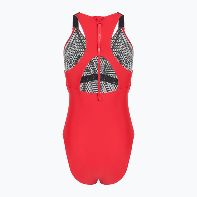 Women's one-piece swimsuit Nike Hydralock Fusion university red 2