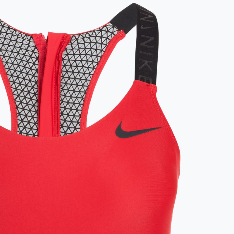Women's one-piece swimsuit Nike Hydralock Fusion university red 3