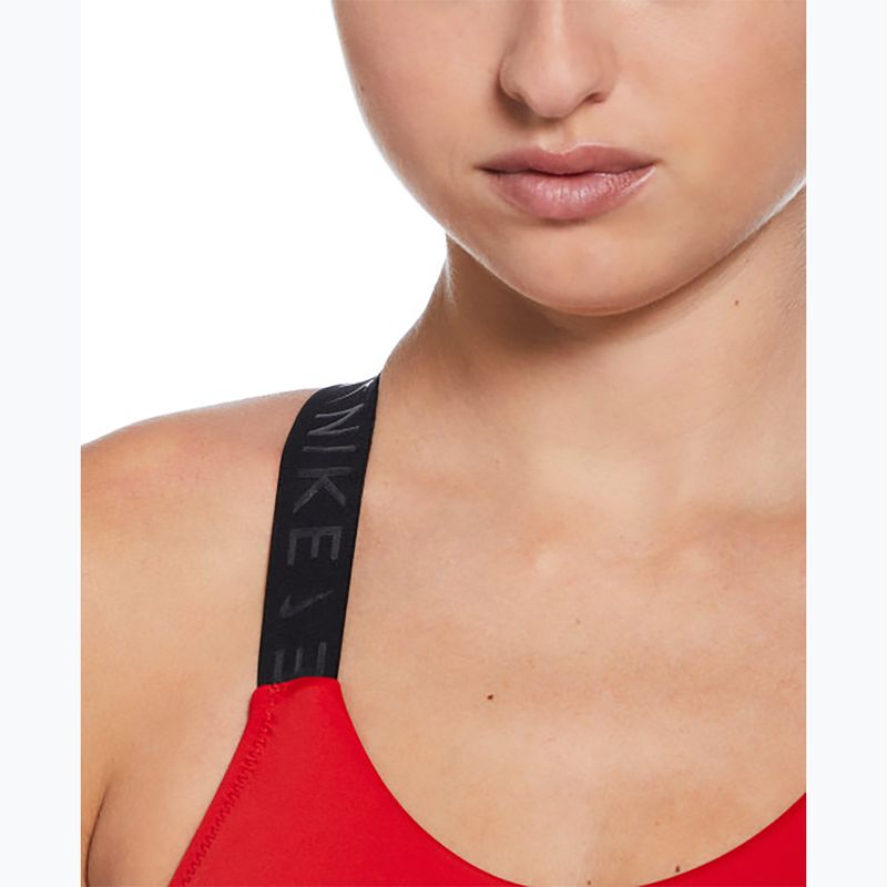 Women's one-piece swimsuit Nike Hydralock Fusion university red 4