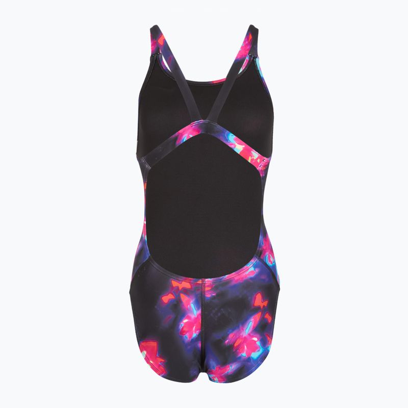 Women's one-piece swimsuit Nike Hydrastrong Fastback black 2