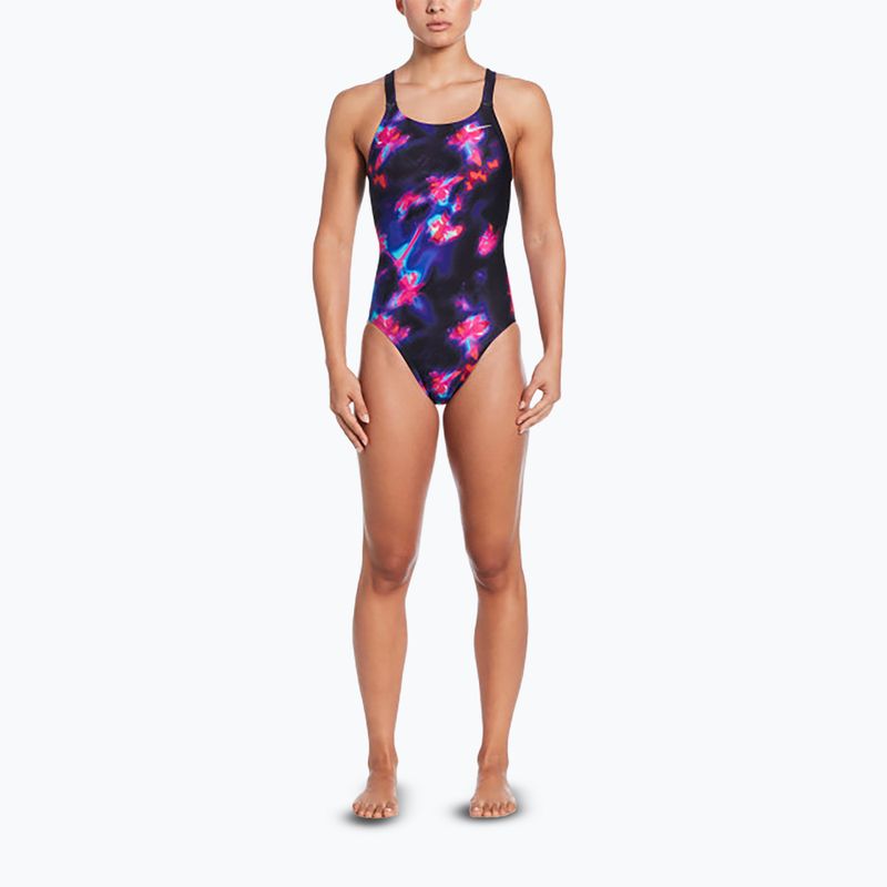 Women's one-piece swimsuit Nike Hydrastrong Fastback black 2